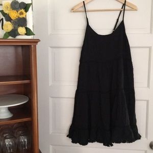 Mossimo Boho fringed bottom midi dress